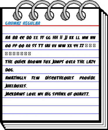 Grumaz Regular Font