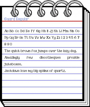 Guard Regular Font