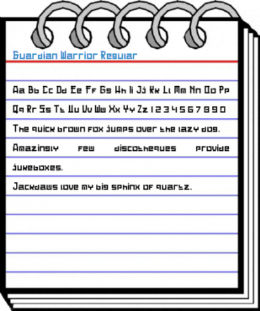 Guardian Warrior Regular Font