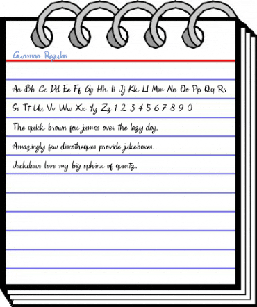 Gunman Regular Font