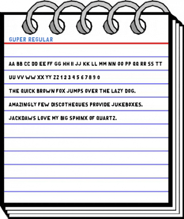 Guper Regular Font