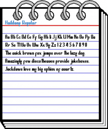 Haildany Regular Font