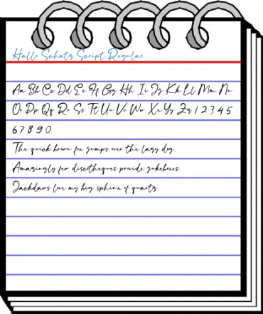 Hallo Schatz Script Regular Font