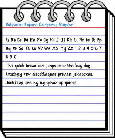 Halloween Before Christmas Regular Font