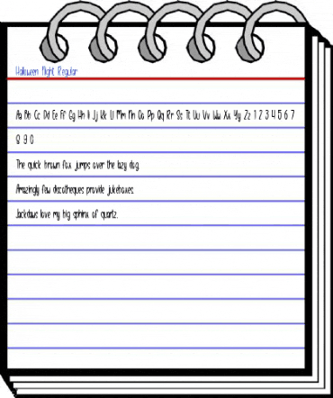 Halloween Night Regular Font