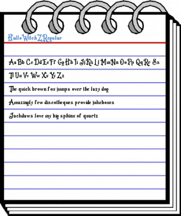 HalloWitchZ Regular Font