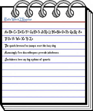 HalloWitchZ Regular Font