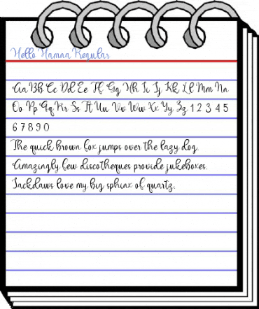 Hello Hamna Regular Font