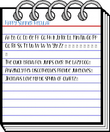 Happy Summer Regular Font