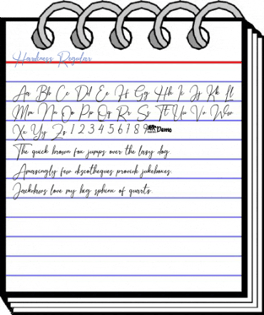 Hardiness Regular Font
