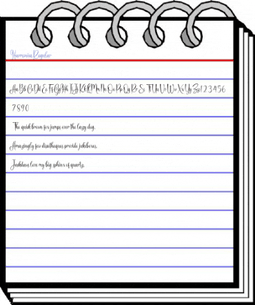 Harmonica Regular Font