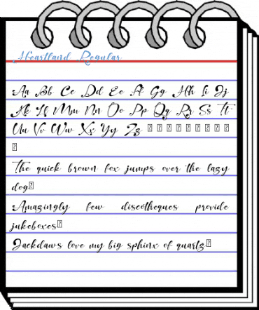 Heartland Regular Font