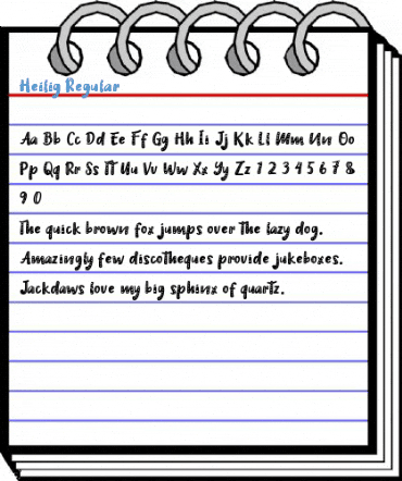 Heilig Regular Font