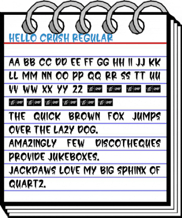 Hello Crush Regular Font