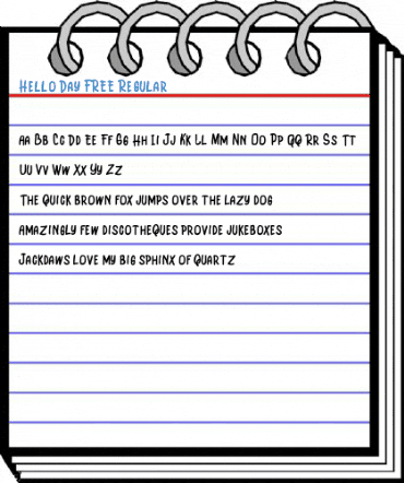 Hello Day FREE Regular Font