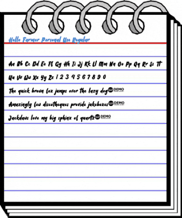 Hello Farmer Personal Use Regular Font