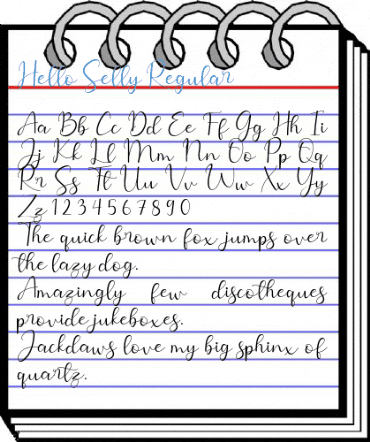 Hello Selly Regular Font