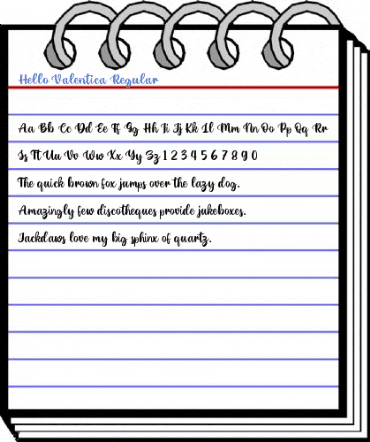 Hello Valentica Regular Font