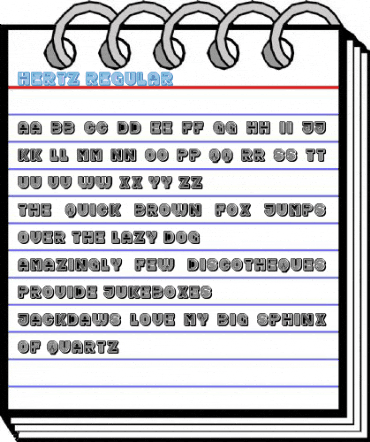Hertz Regular Font