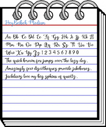 HeyBeibeh Font