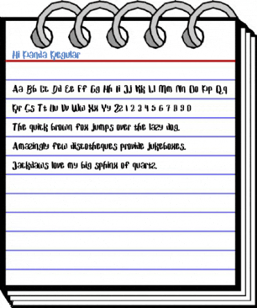 Hi Panda Regular Font