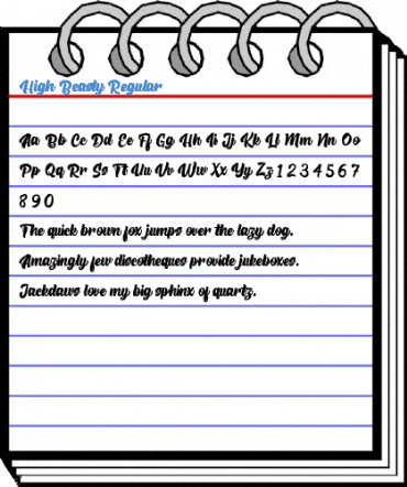 High Beasty Regular Font