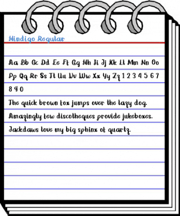 Hindigo Regular Font