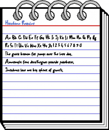 Hiroshima Regular Font