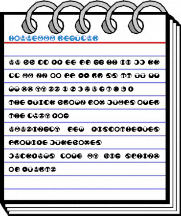 HOAAEMMM Regular Font