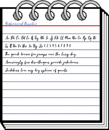 Hoffermond Regular Font