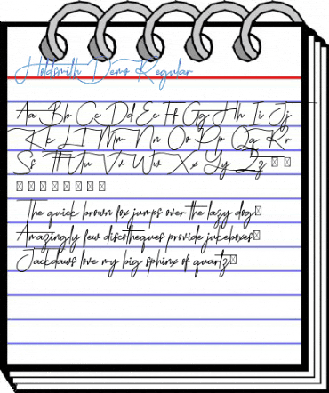 Holdsmith Demo Regular Font