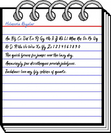 Holmeria Regular Font