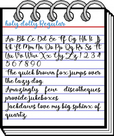 holy dolly Regular Font
