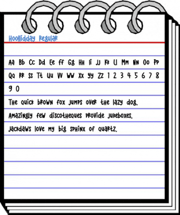 Hoollidday Regular Font