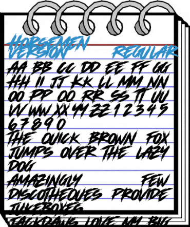 Horsemen (Demo Version) Regular Font