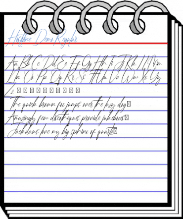 Hostiline Demo Regular Font