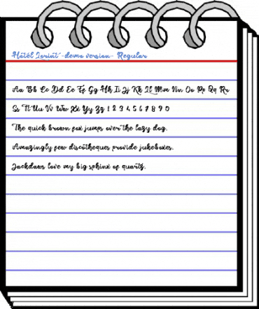 Hotel Lorint -demo version- Regular Font