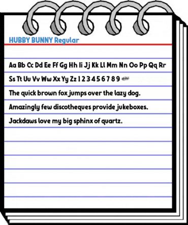HUBBY BUNNY Regular Font