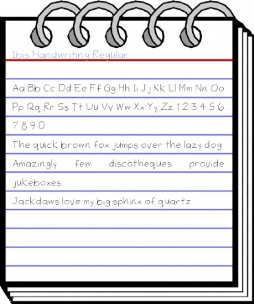 Ibis Handwriting Regular Font