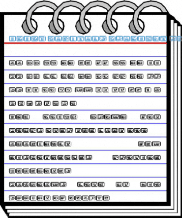 Idiot Capitals Gradient Regular Font