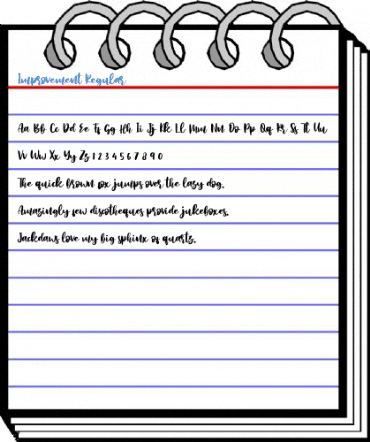 Improvement Regular Font