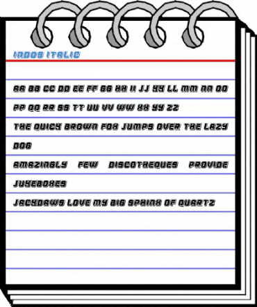 Indos Italic Font