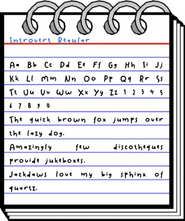 Introvert Regular Font