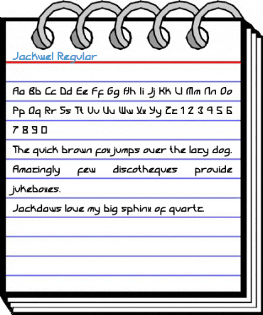 Jackwel Regular Font