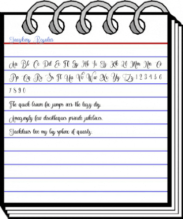 Jacyking Regular Font