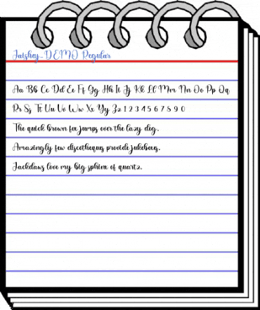 Jaishey_DEMO Regular Font