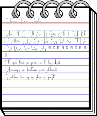 Jalousie Demo Regular Font