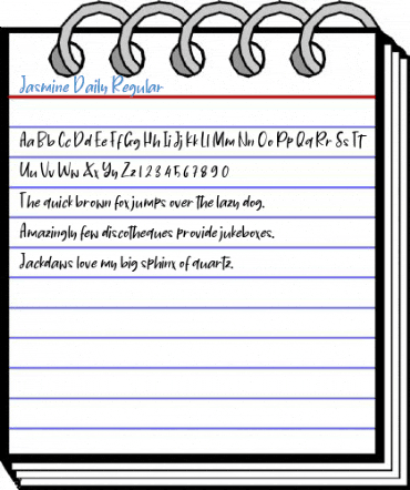Jasmine Daily Regular Font