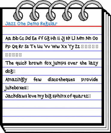 Jazz One Demo Regular Font