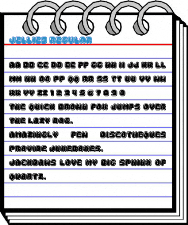 Jellies Regular Font